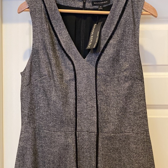 NWT Banana Republic Tweed sleeveless Dress - Picture 3 of 7